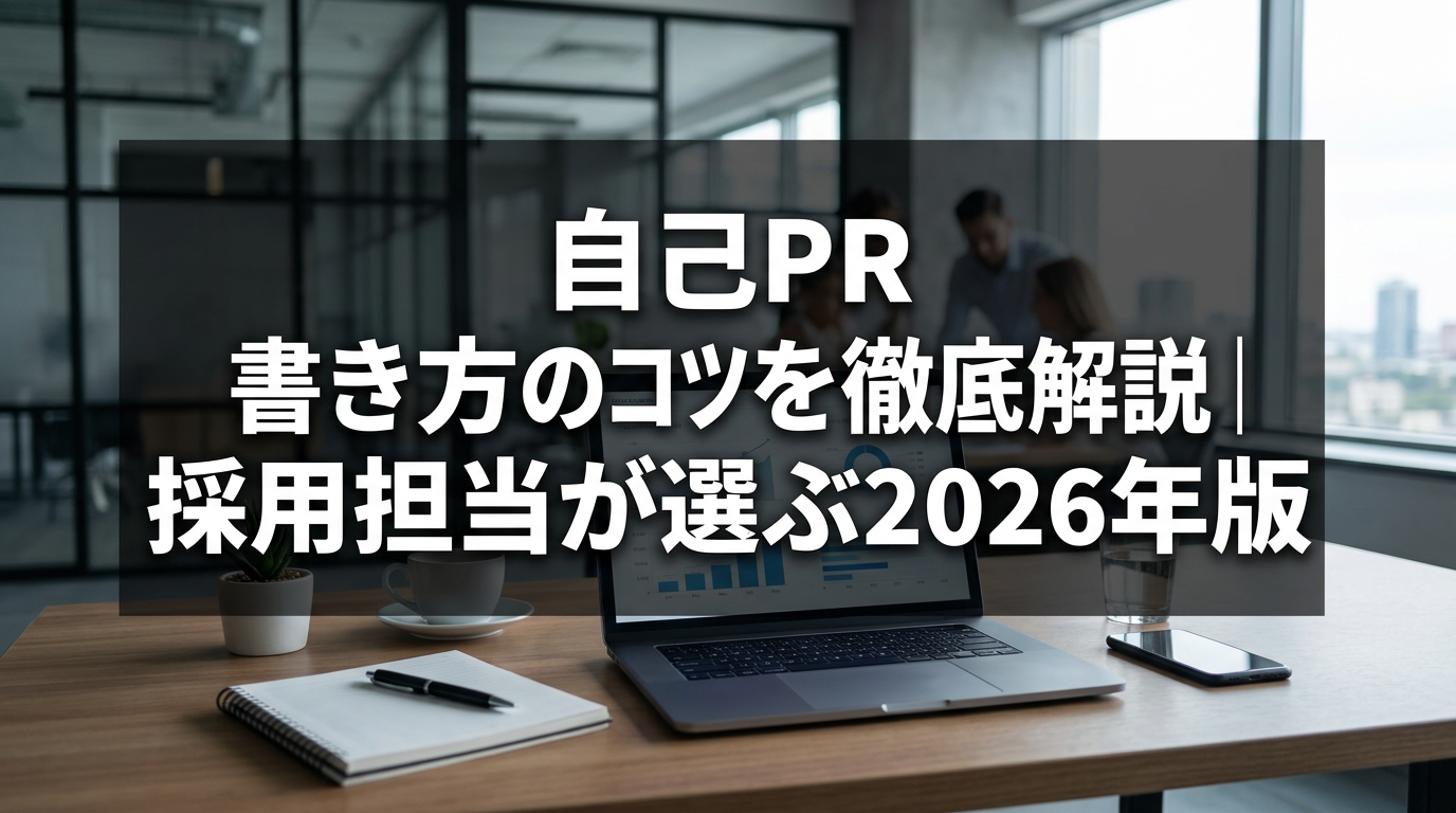 自己PR 書き方のコツを徹底解説｜採用担当が選ぶ2026年版