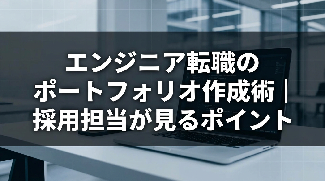 エンジニア転職のポートフォリオ作成術｜採用担当が見るポイント