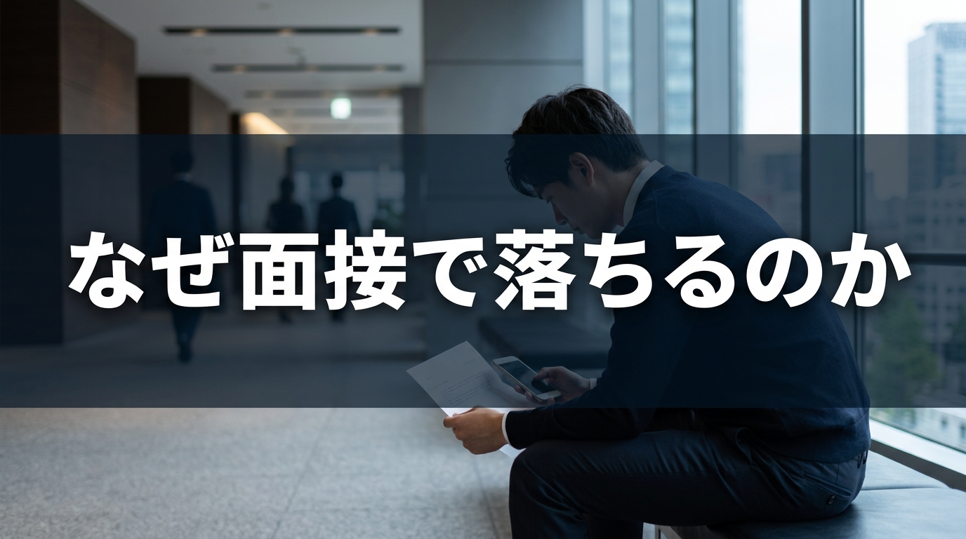 なぜ面接で落ちるのか