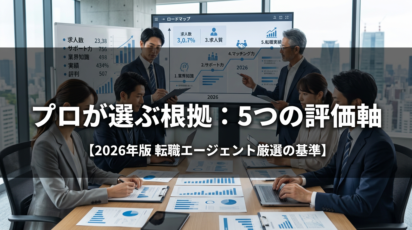 プロが選ぶ根拠：5つの評価軸