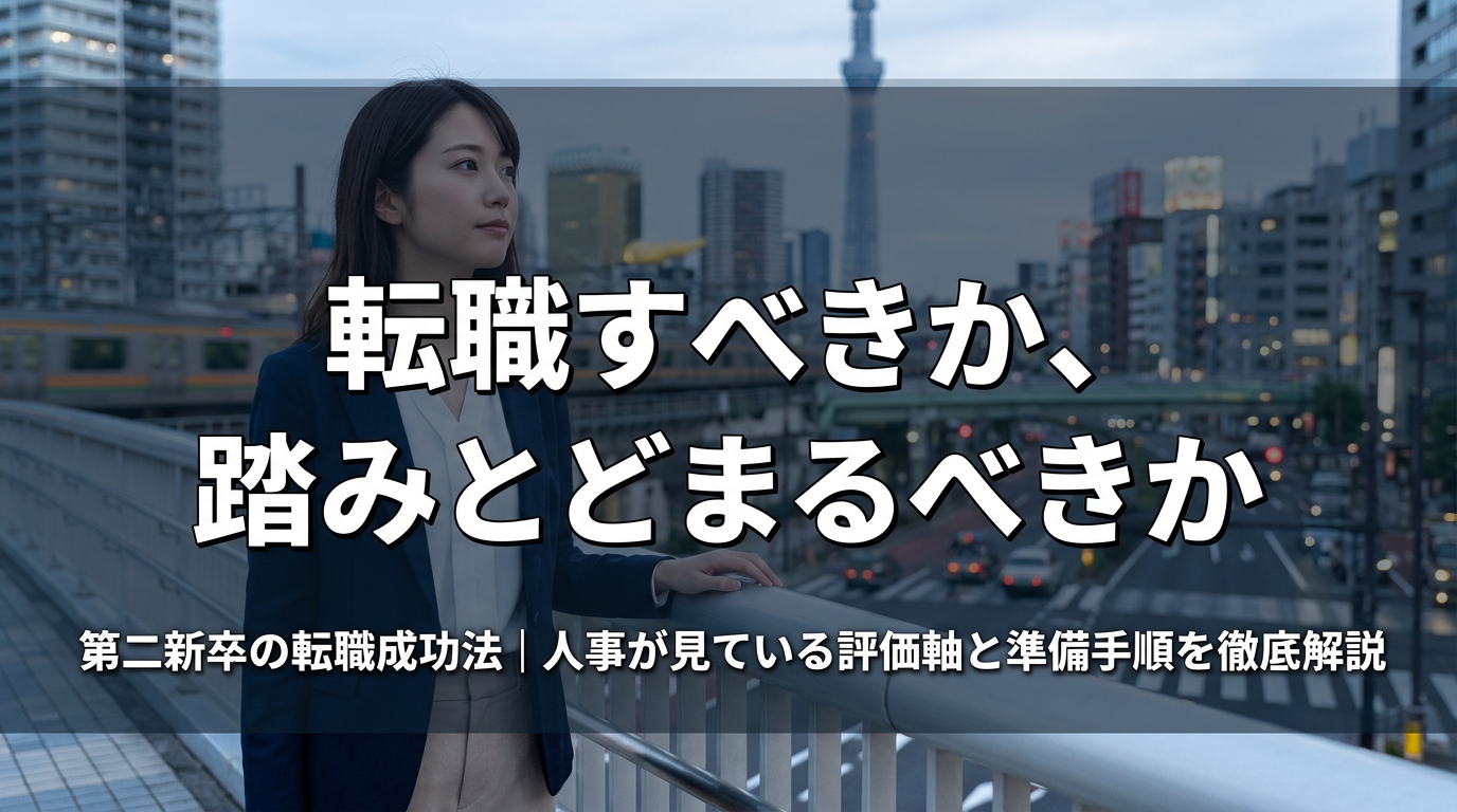 転職すべきか、踏みとどまるべきか