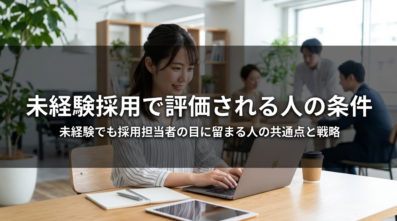 未経験採用で評価される人の条件