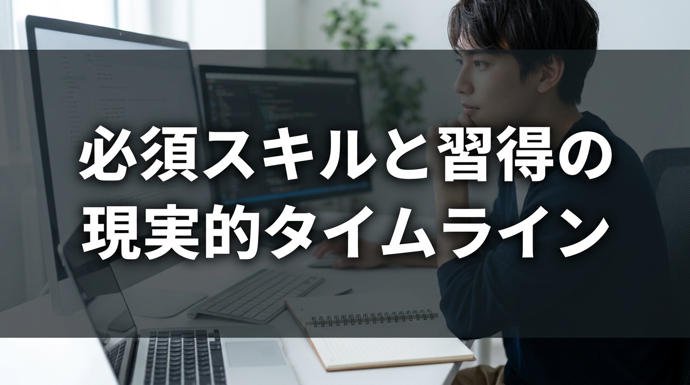必須スキルと習得の現実的タイムライン