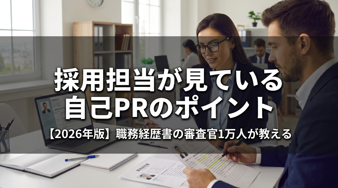 採用担当が見ている自己PRのポイント