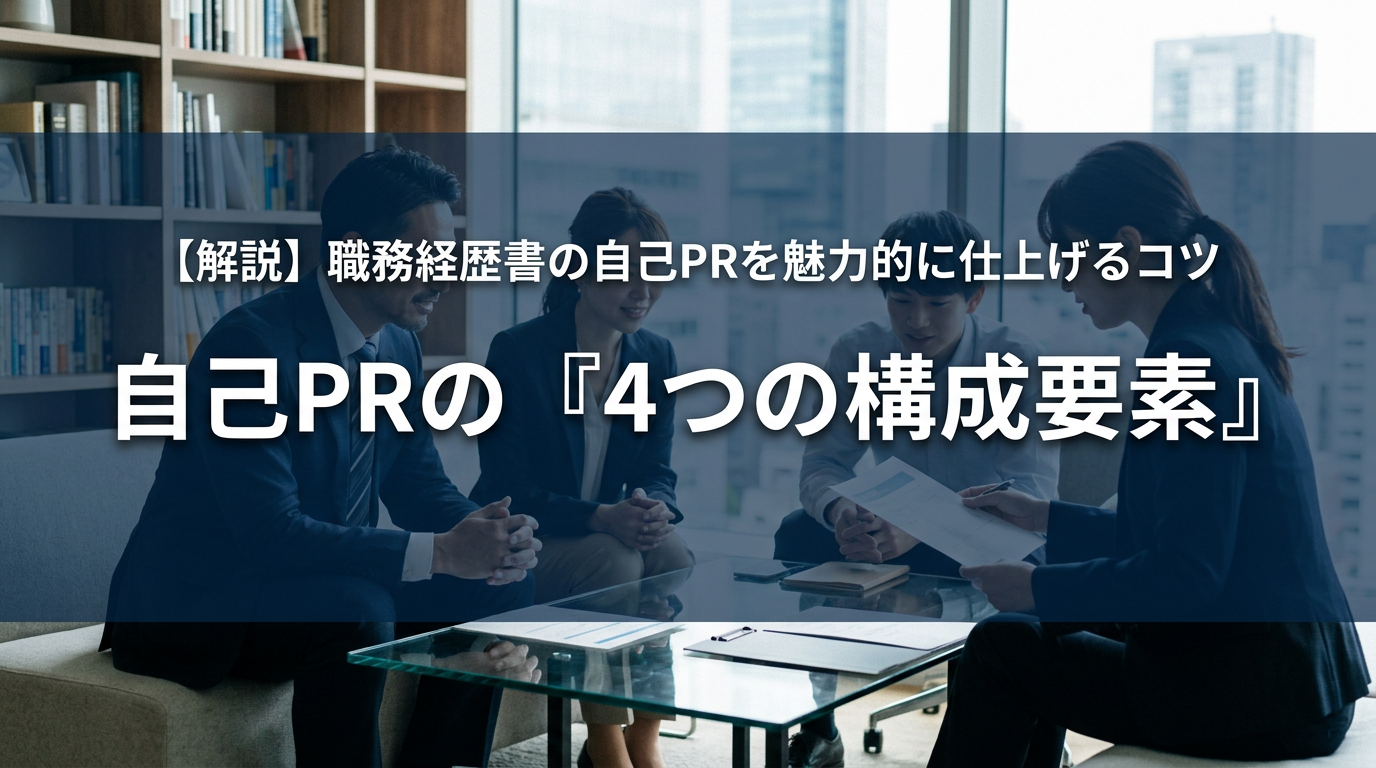 自己PRの『4つの構成要素』