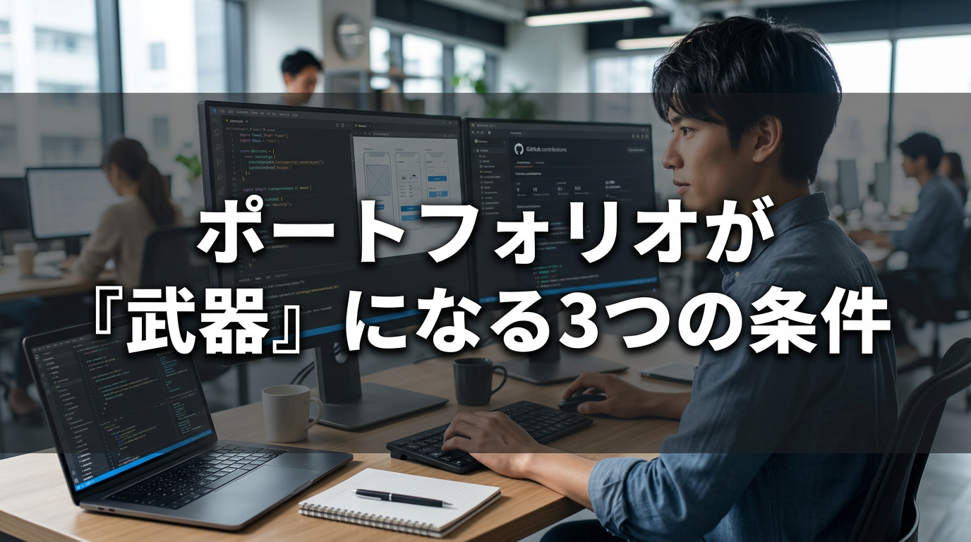 ポートフォリオが『武器』になる3つの条件