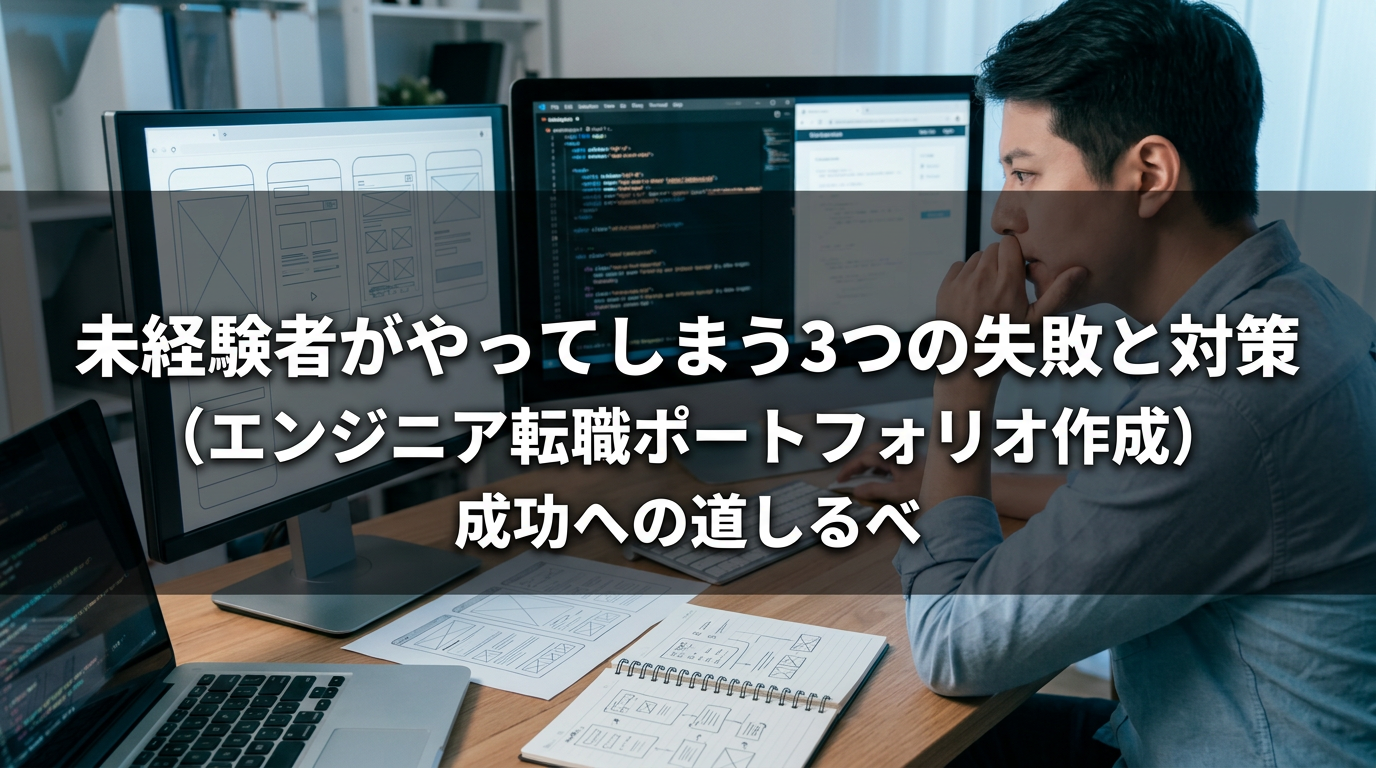 未経験者がやってしまう3つの失敗と対策