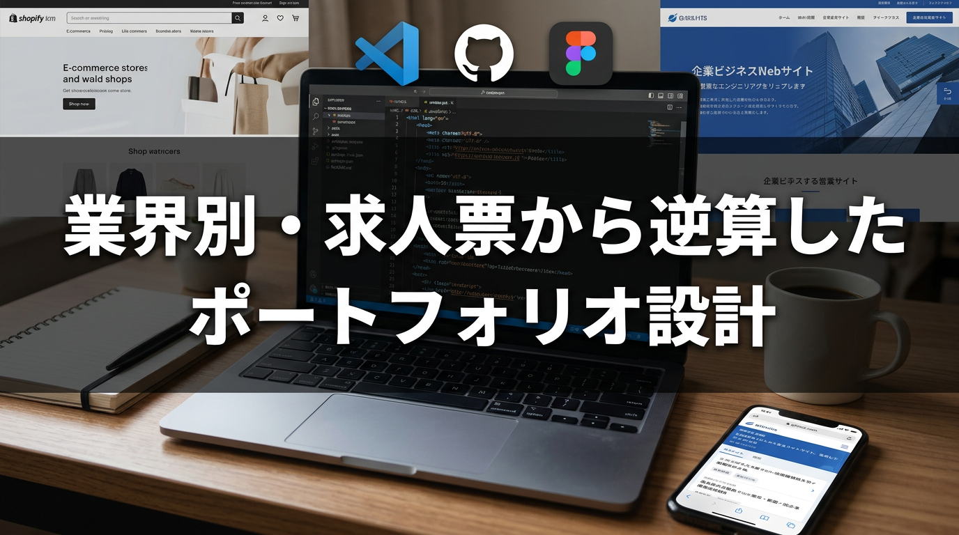 業界別・求人票から逆算したポートフォリオ設計